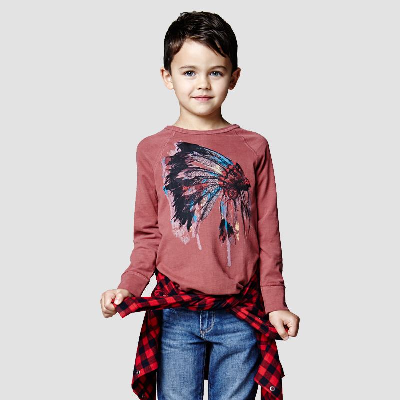 Cherokee Boys Colour Block Printed T-Shirt