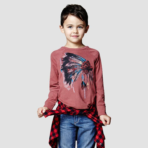Cherokee Boys Colour Block Printed T-Shirt